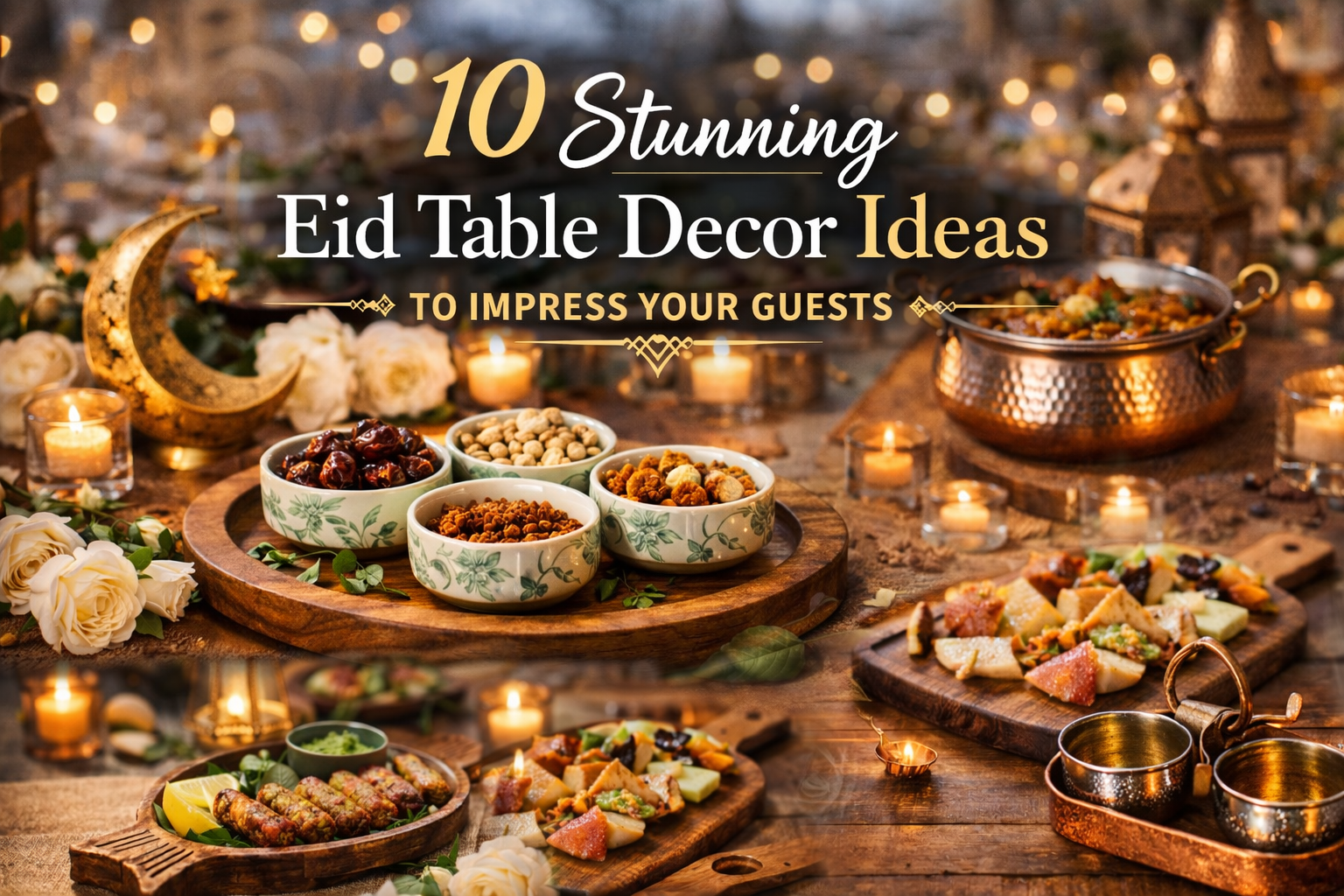 10 Stunning Eid Table Decor Ideas to Impress Your Guests - Pillow Fights