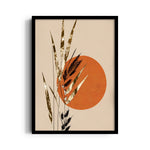 Boho Botanical Sunburst - Boho Modern Wall Art