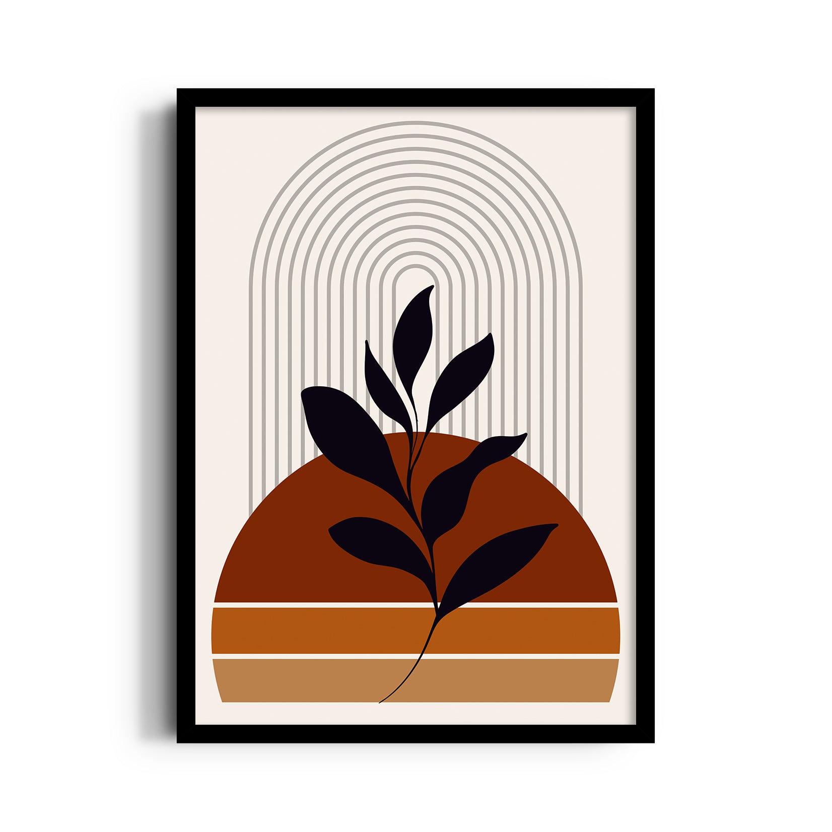 Boho Sunset Botanical Arch ??? Boho Modern Wall Art