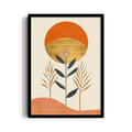 Boho Sunset Botanical Scene ??? Boho Modern Wall Art