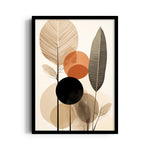 Boho Abstract Botanical Layers – Boho Modern Wall Art