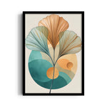 Boho Ginkgo Botanical Abstract – Boho Modern Wall Art