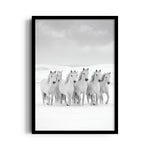 Winter Tundra Strength — 7 Horses Vastu Art