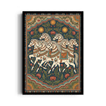 Kalamkari — 7 Horses Vastu Art
