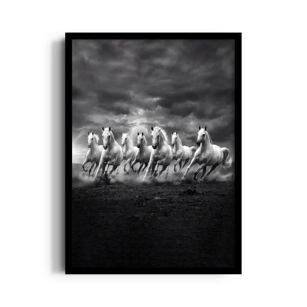 Stormchaser Gallop — 7 Horses Wall Art