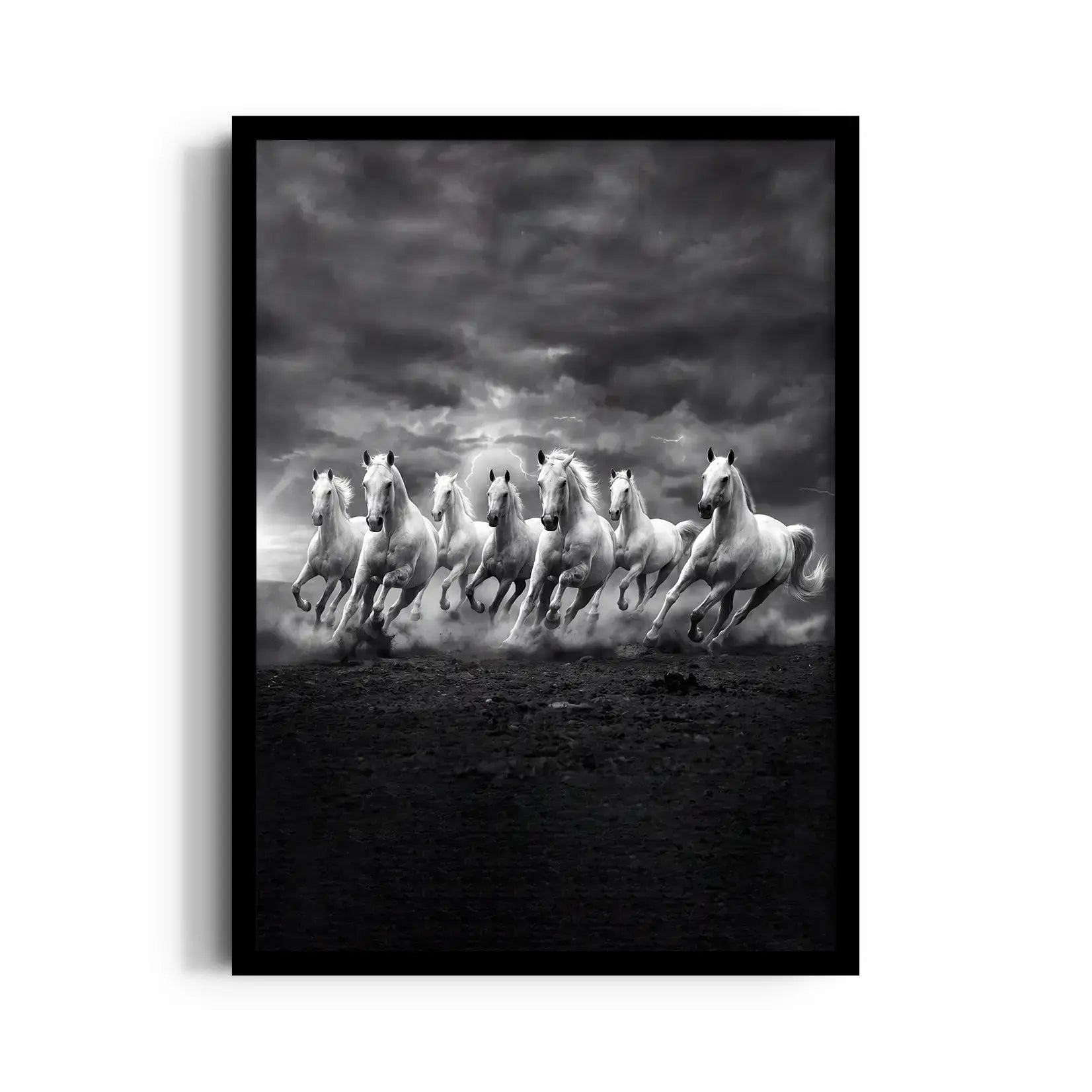 Stormchaser Gallop — 7 Horses Wall Art