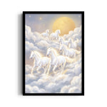 Stellar Cloud Runners — 7 Horses Vastu Art