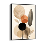 Boho Abstract Botanical Layers – Boho Modern Wall Art