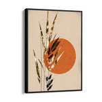 Boho Botanical Sunburst - Boho Modern Wall Art
