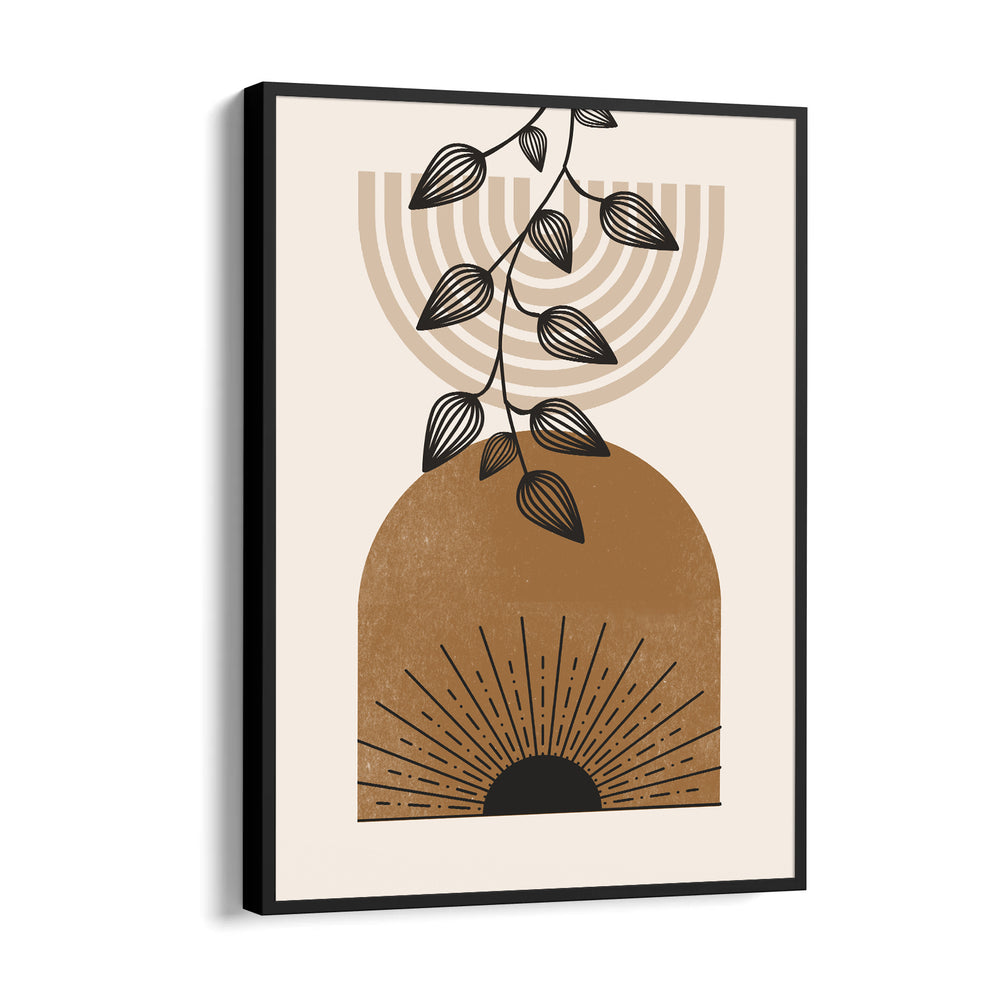 Boho Sunrise Botanical Arch – Boho Modern Wall Art