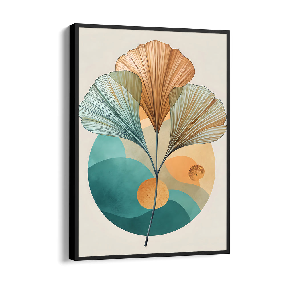 Boho Ginkgo Botanical Abstract – Boho Modern Wall Art