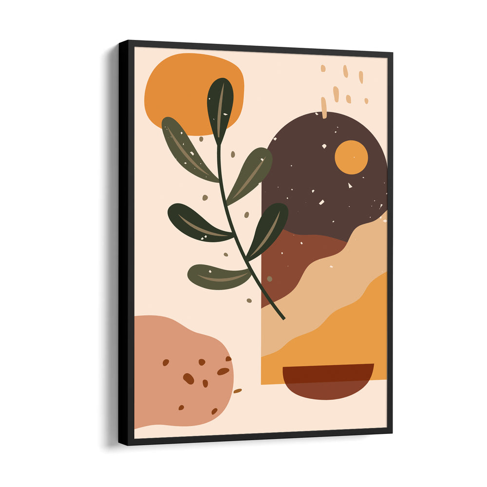 Desert Sun Botanical Harmony - Abstract Modern Art