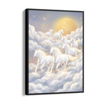 Stellar Cloud Runners — 7 Horses Vastu Art