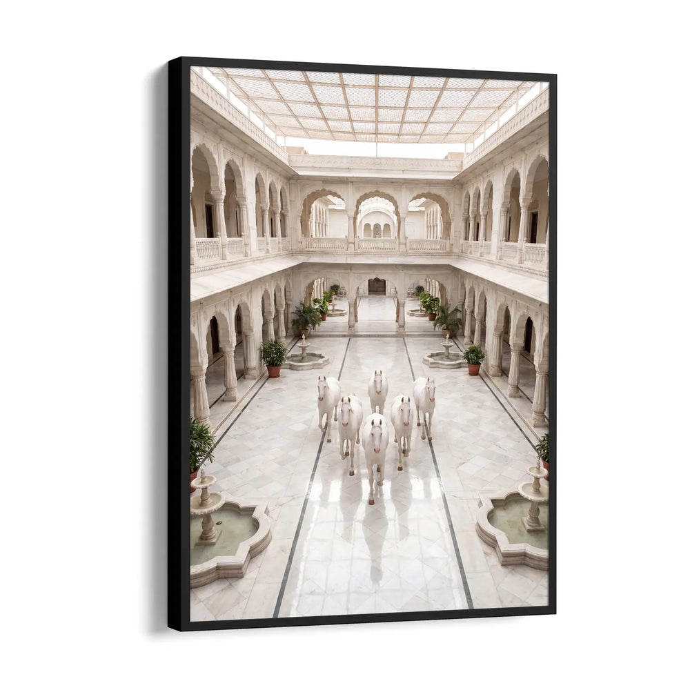 Royal Palace Serenity — 7 Horses Vastu Art