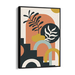 Sunset Arch Botanical Geometry - Abstract Modern Art - Pillow Fights