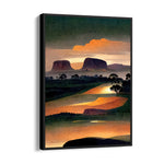 Amber Mesa Sunset – Landscape Modern Wall Art