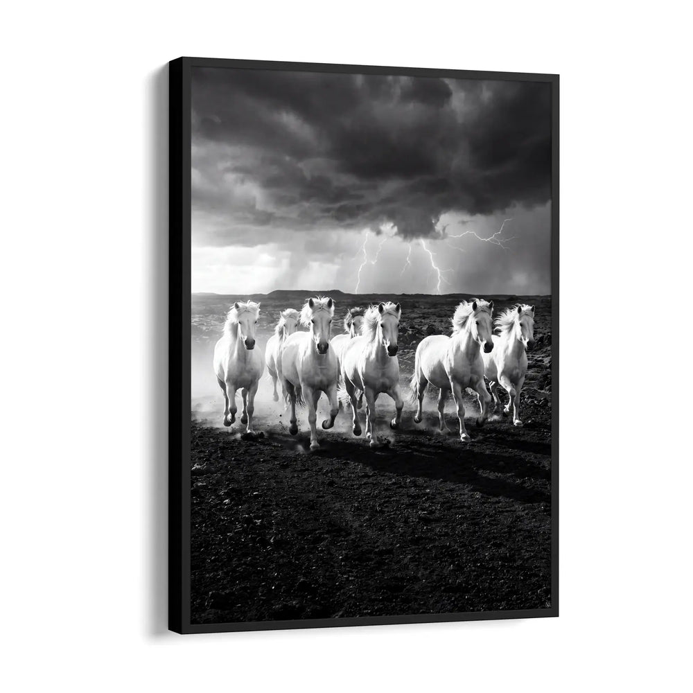 Stormborn Spirits — 7 Horses Wall Art