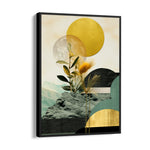 Golden Zenith Garden – Abstract Modern Art