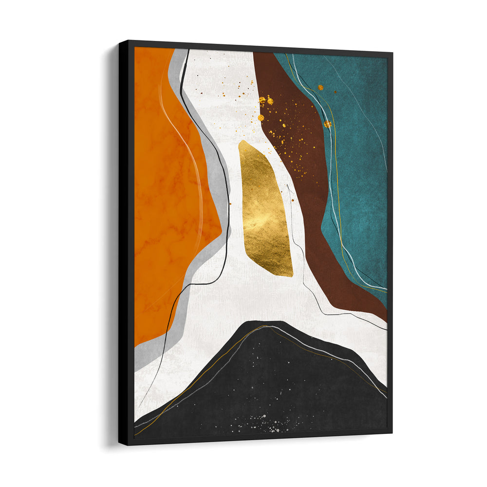 Gilded Rift Passage - Abstract Modern Art