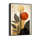 Crimson Sun Ascension - Abstract Modern Art