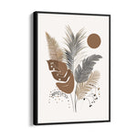 Boho Tropical Botanical Arrangement – Boho Modern Wall Art