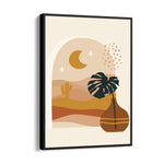 Boho Desert Nightscape - Boho Modern Wall Art