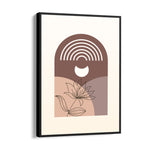 Boho Rainbow Floral Arch – Boho Modern Wall Art