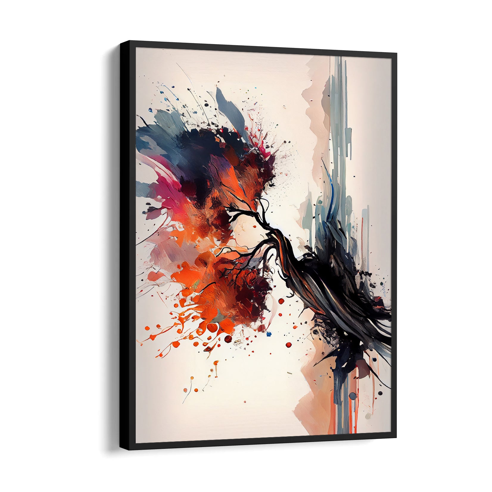 Inferno Bloom Surge – Abstract Modern Art