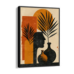 Sunset Muse Silhouette - Abstract Modern Art