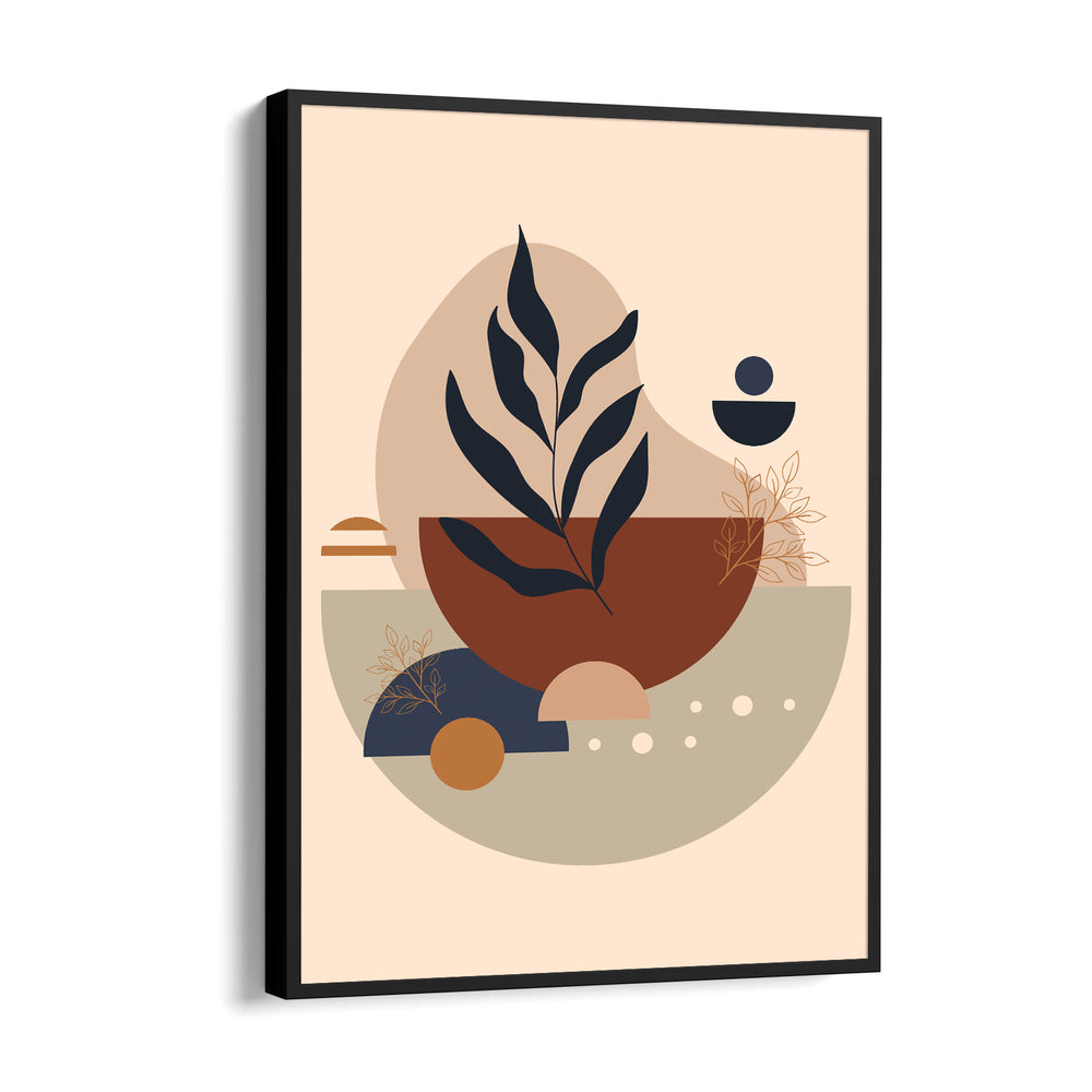 Abstract Botanical Balance - Boho Modern Wall Art