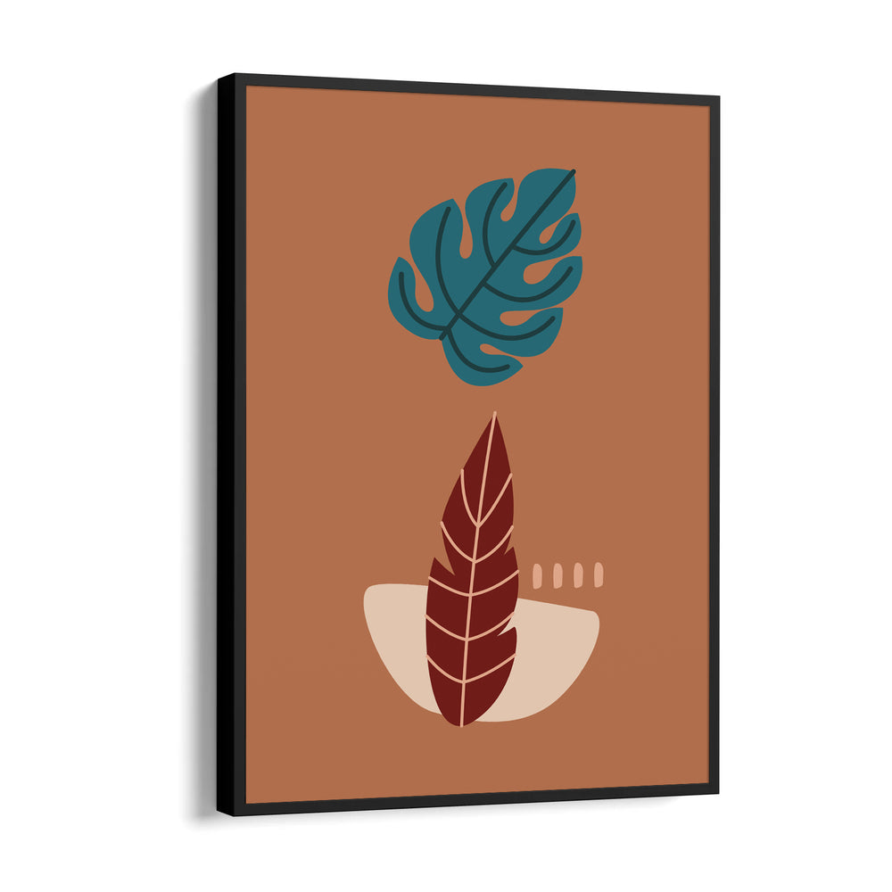 Minimal Boho Tropical Leaves – Boho Modern Wall Art