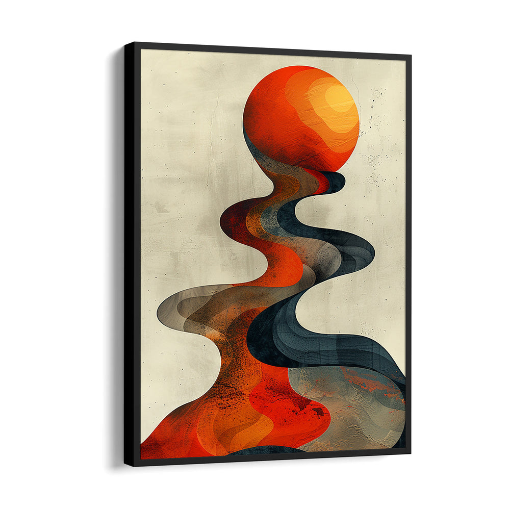 Solar Serpentine Flow - Abstract Modern Art