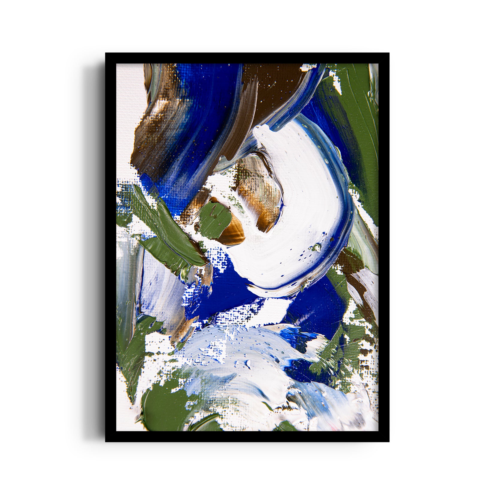 Oceanic Brushstorm - Abstract Modern Art