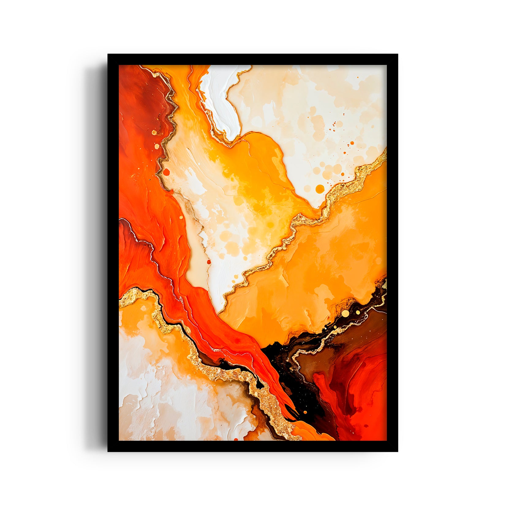 Molten Aurora Veins - Abstract Modern Art