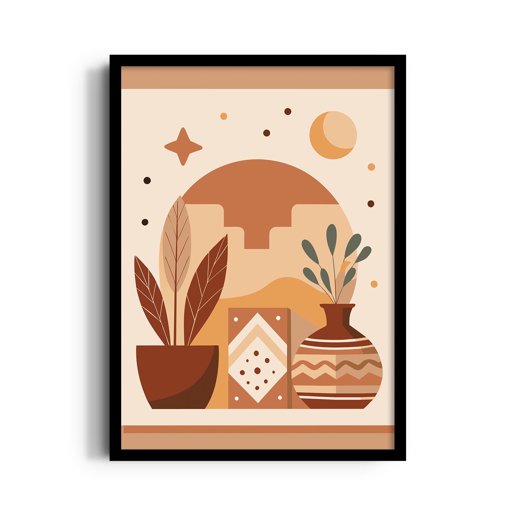 Boho Desert Still Life ??? Boho Modern Wall Art