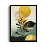 Golden Zenith Garden – Abstract Modern Art