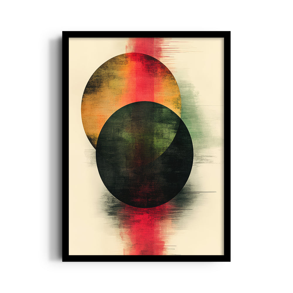 Eclipse Ember Alignment - Abstract Modern Art