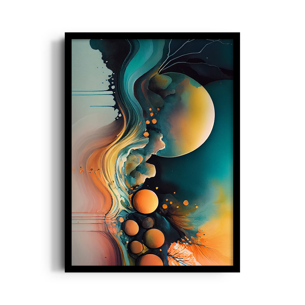 Celestial Tide Genesis - Abstract Modern Art