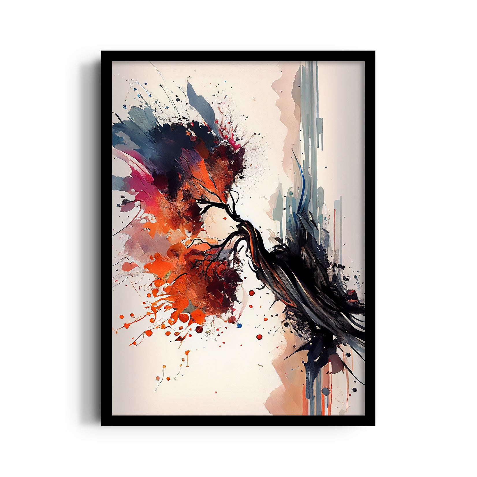 Inferno Bloom Surge - Abstract Modern Art