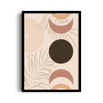 Boho Celestial Palm Abstract - Boho Modern Wall Art