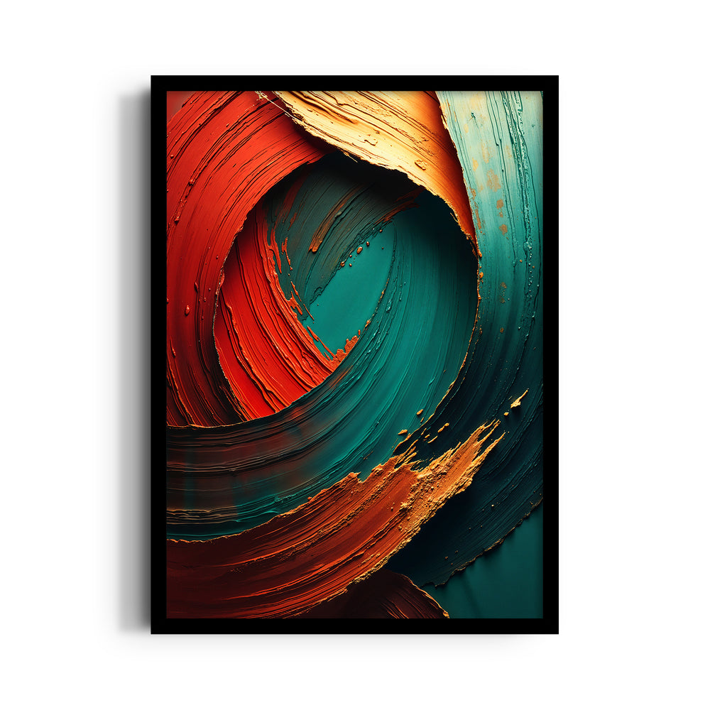 Vortex Ember Fusion - Abstract Modern Art