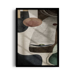 Obsidian Balance Contours - Abstract Modern Art