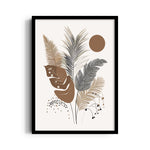 Boho Tropical Botanical Arrangement – Boho Modern Wall Art