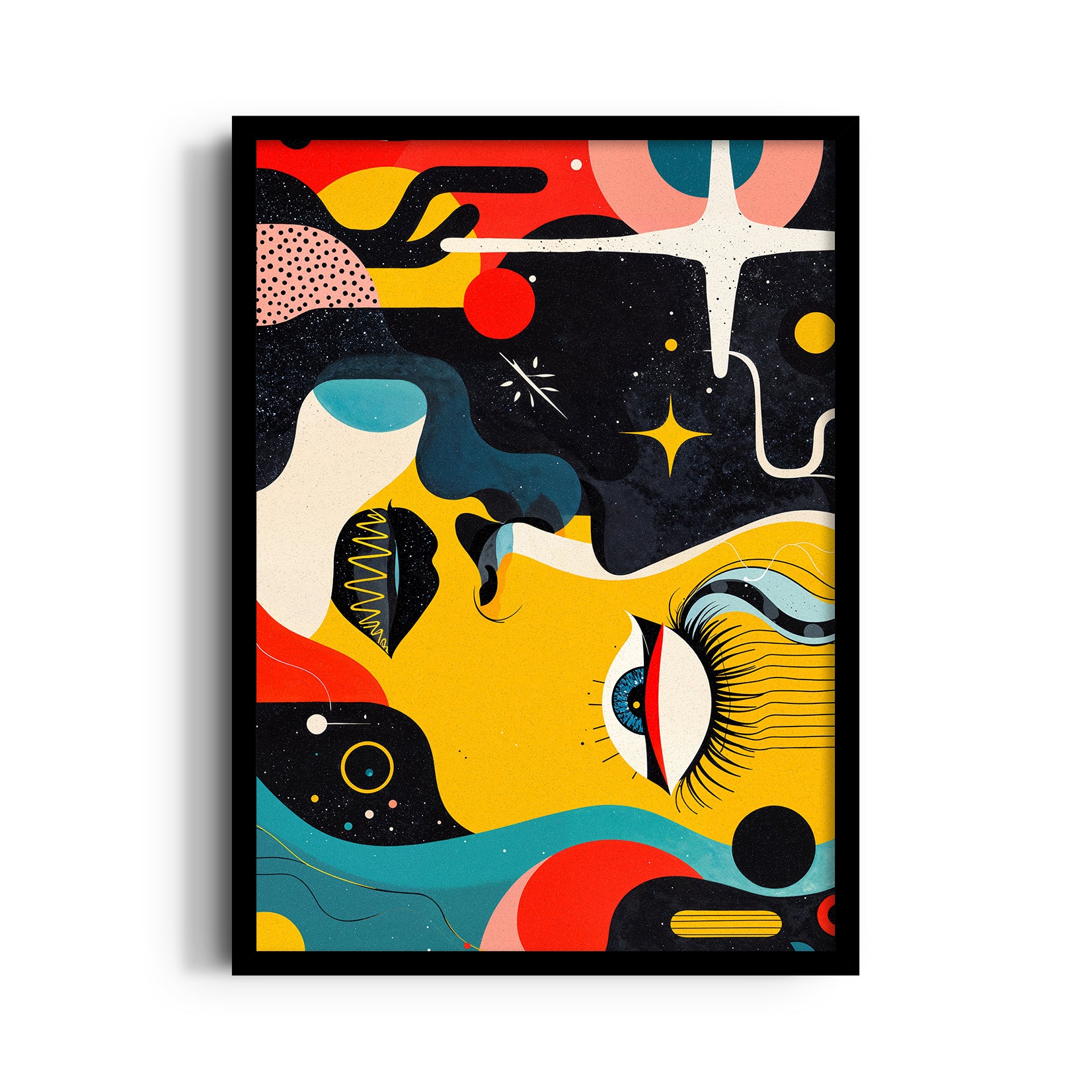 Solar Dreamer Cosmos - Abstract Modern Art