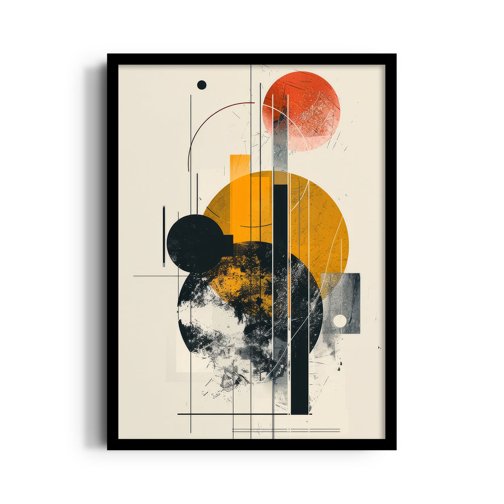 Solar Geometry Resonance - Abstract Modern Art