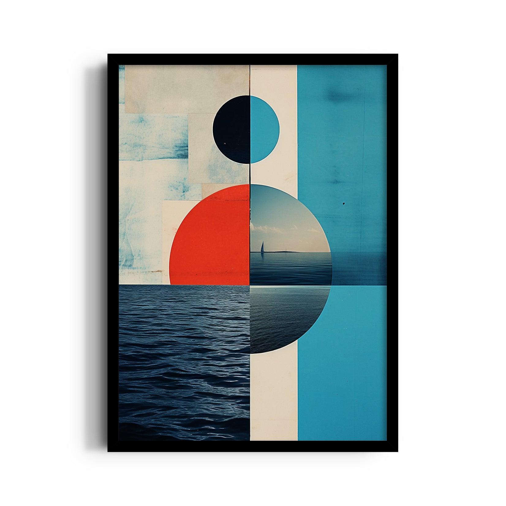 Horizon Divide Harmony - Abstract Modern Art