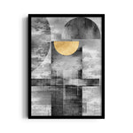 Lunar Stone Equilibrium - Abstract Modern Art