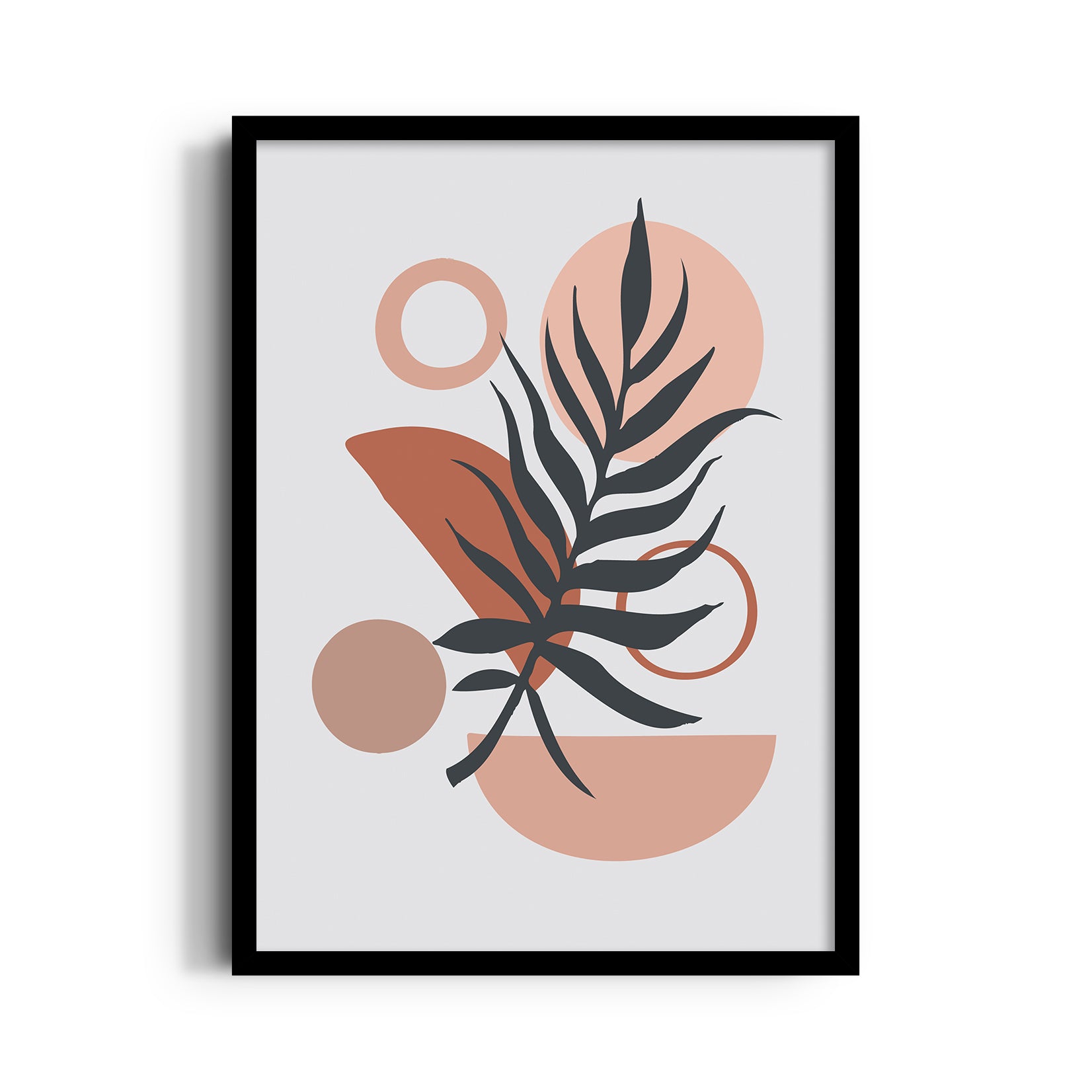 Boho Abstract Botanical Balance ??? Boho Modern Wall Art