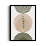 Boho Botanical Arch Harmony - Boho Modern Wall Art