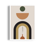 Boho Arch Vase Composition - Boho Modern Wall Art